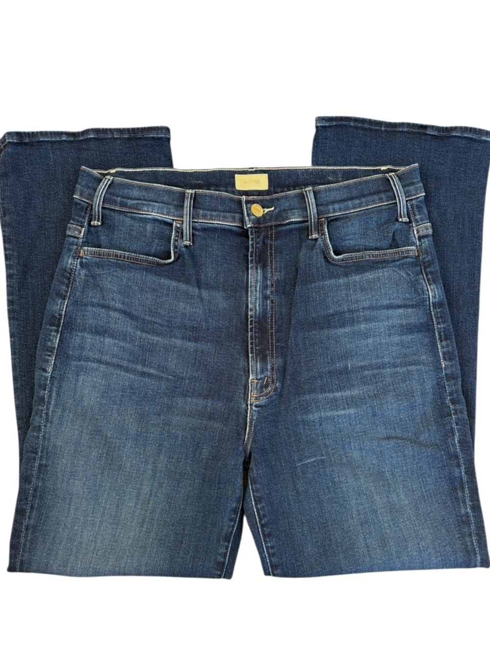 EUC MOTHER Jeans The Hustler Ankle Howdy Wash Size 34